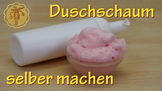 KokosölDuschschaum selber machen  ganz einfach mit Duschgel [upl. by Aneleve]