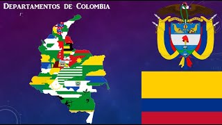 Banderas y mapas de Colombia [upl. by Sirtaeb513]