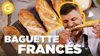 Receta de pan casero estilo francés 🇫🇷🥖  El Gourmet [upl. by Ranite]