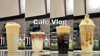 Target Starbucks Cafe Vlog  Fall Drinks  ASMR [upl. by Attenra]