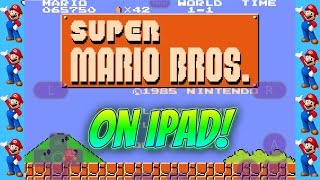 Playing Mario On iPad [upl. by Ikcin]