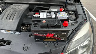 Chevy EquinoxGMC Terrain Battery Replacement [upl. by Ihdin229]