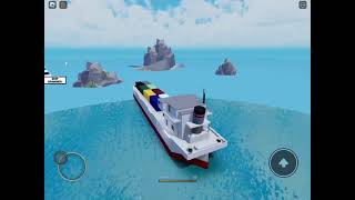 Trying a Physics Game  Roblox Ship Crash Physics [upl. by Emorej]