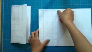 How to makeDIY the midori style calendar insert [upl. by Revell806]