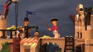 LEGO Stop motion Pirates of Barracuda Bay [upl. by Thaddus]