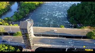 Mirante sobre o Rio Piracicaba Drone 4k SP [upl. by Natanoy]