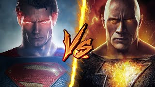 Superman VS Black Adam  Who Will Win  Battle Arena  DCEU [upl. by Amrac]