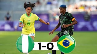 NIGERIA 01 BRAZIL OLYMPICS 2024  ANALYSIS amp REACTION [upl. by Haronid]