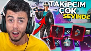 TAKİPÇİM SANDIK BİRİKTİRMİŞ DESTANSILARI ÇIKARTTIM ÇOK SEVİNDİ   PUBG Mobile [upl. by Dinse]