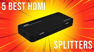 TOP 5 Best HDMI Splitters 2024  Today’s Best Picks [upl. by Margot]