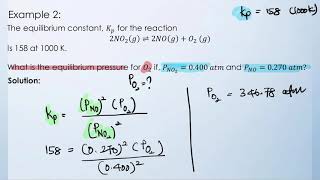 62 Equilibrium Constants Part C  Solving Kc and Kp [upl. by Kath]