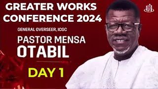 GREATER WORKS CONFERENCE 2024  Pastor Mensa Otabil  DAY 1  GOD AS A CREATOR [upl. by Leventhal834]