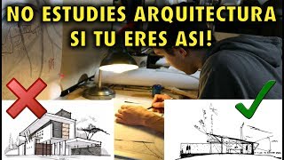 ¡NO estudies ARQUITECTURA si eres así [upl. by Burrell]