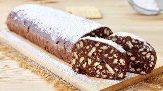 Chocolate Salami You dont need an oven to make this delicious dessert [upl. by Veriee]