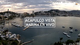 Acapulco Guerrero En Vivo  Vista panorámica de la Marina [upl. by Isacco]