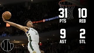 Giannis Antetokounmpo Highlights  Pistons vs Bucks  20th Jan 2024 [upl. by Antone188]