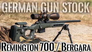 German Gun Stock  Remington 700  Bergara English [upl. by Philpot858]