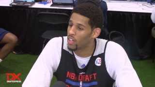 Allen Crabbe Draft Combine Interview [upl. by Nonregla453]