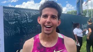 Grant Fisher Happy With Tiny 1500m PR Before US Olympic Trials 5K10K Double [upl. by Osyth223]