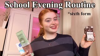 Back to School Sunday Evening Routine sixth form Year 12  ruby rose uk [upl. by Holmen]