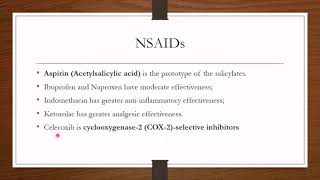 Pharmacology  Lecture 30  NSAIDS Drugs for Treating RA and Gout [upl. by Amri831]