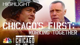 Severide and Voight Collide After a Massive Fire  One Chicago [upl. by Herschel524]