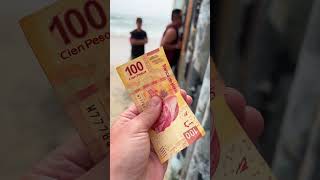 American Learns Hard Lesson About Peso Exchange Rate at Mexico Border [upl. by Ardiedal]