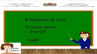 production de l’écrit texte injonctif prescriptif [upl. by Yendor]