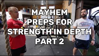 Rich Froning and Mayhem prep for Strength in Depth part 2 [upl. by Erdna]