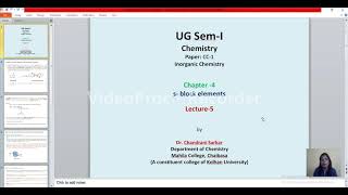 Complexation tendency of sblock elements and biological role of alkali and alkaline metals [upl. by Georgeta]