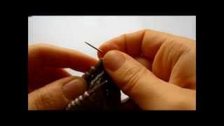 Knitting Tutorial Grafting in pattern [upl. by Darbee]