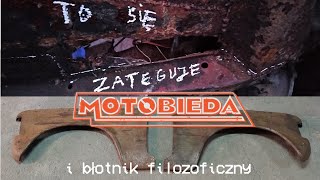 Zmiana biegów przez podłogę w Fiacie 125p i błotniki z OBRSO  polski Polski Fiat 4  MotoBieda [upl. by Penthea226]