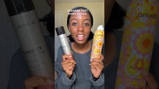 Testing antifrizz with HAIR STEAMER type 4 hair grwm hair naturalhair [upl. by Townshend]