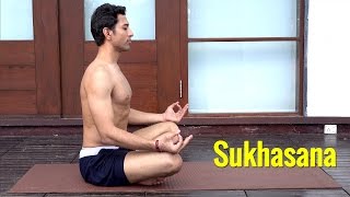 How to do Sukhasana [upl. by Alsworth]