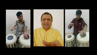 TABLA JUGALBANDI Roopak taal Chakradaar Padhant by Pandit Divyang Vakil Sir Tabla by विशु [upl. by Litsyrk]