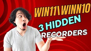 Win11 win10 3 hidden recorders [upl. by Ennagrom]