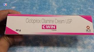 C win Cream  Ciclopirox olamine cream  Cwin Cream use side effects benefit Review Hindi  C win [upl. by Lilla169]