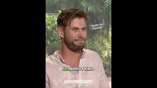 Chris Hemsworth and Tom Holland roast each other viral youtube popculture celebritymarvelfunny [upl. by Carpet]