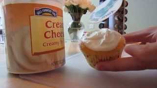 How to put an edible cupcake topper on [upl. by Sedgewake]