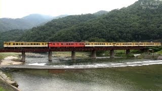 JR47系気動車 芸備線広島口の普通列車 30June2013 [upl. by Neyu]