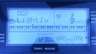 Lightly Row  Casio Demo Songs 2 [upl. by Tamma]