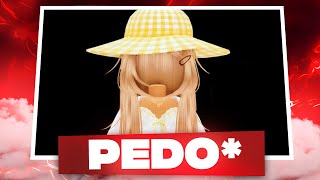 CETTE YOUTUBEUSE ROBLOX EST PED [upl. by Ulani859]