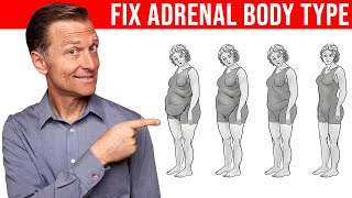 How to Fix the Adrenal Body Type  Dr Berg [upl. by Pandich]