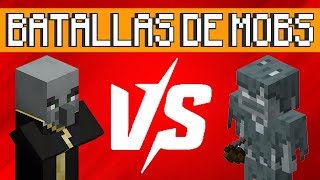 MINECRAFT  Batallas de mobs  Evocador vs Errante  Poderes desenfrenados [upl. by Rosita]