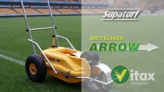 Supaturf Briteliner Arrow Transfer Wheel Line Marker  Product Demonstration [upl. by Shewmaker]