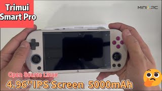 Unboxing Trimui Smart Pro Handheld Game Console 496“ IPS Screen Linux 5000mAh Battery [upl. by Christopher]