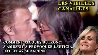 Comment Jacques Dutronc samusait à prÖvÖquer Laeticia Hallyday sur scène Les Vieilles Canailles [upl. by Dot960]