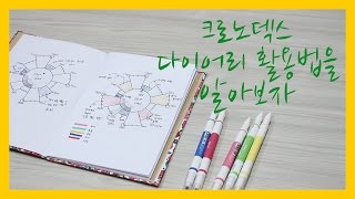 크로노덱스 다이어리 활용법을 알아보자♡ Chronodex [upl. by Dove]