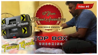 JB Racing Top Box  unboxing  37 Liters  Channel 1st Anniversary  Bandidos Pitstop  Bike ride [upl. by Katinka908]