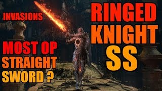 Dark Souls 3 Ringed Knight Straight Sword  Most OP Straight Sword [upl. by Talbott]